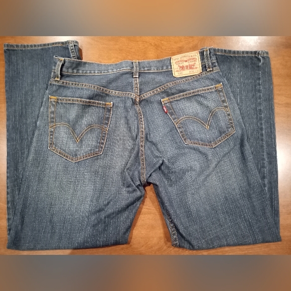 Regular fit Levi's 505   W36. L32. Blue jeans - Picture 2 of 8